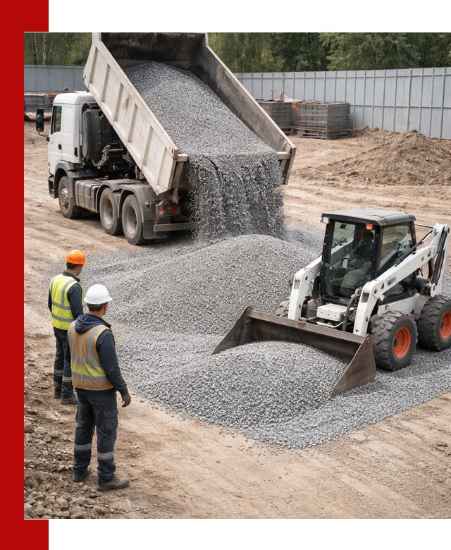 Доставка и продажа гранитного щебня фракции 0-5 в Великом Устюге