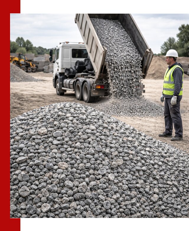 Доставка и продажа гранитного щебня фракции 5-20 в Великом Устюге