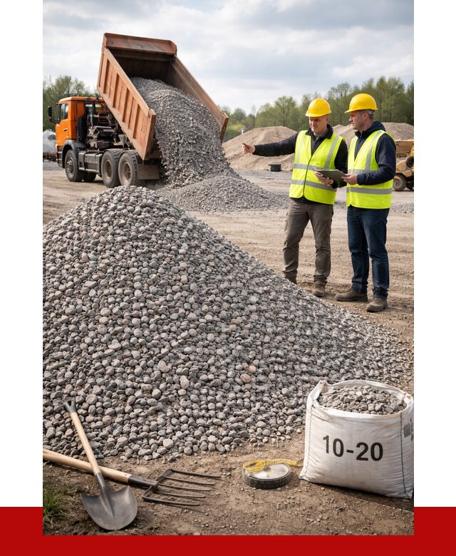 Гранитный щебень фракция 10-20 в Великом Устюге от 4275 руб.|ПРОНЕРУДВлс