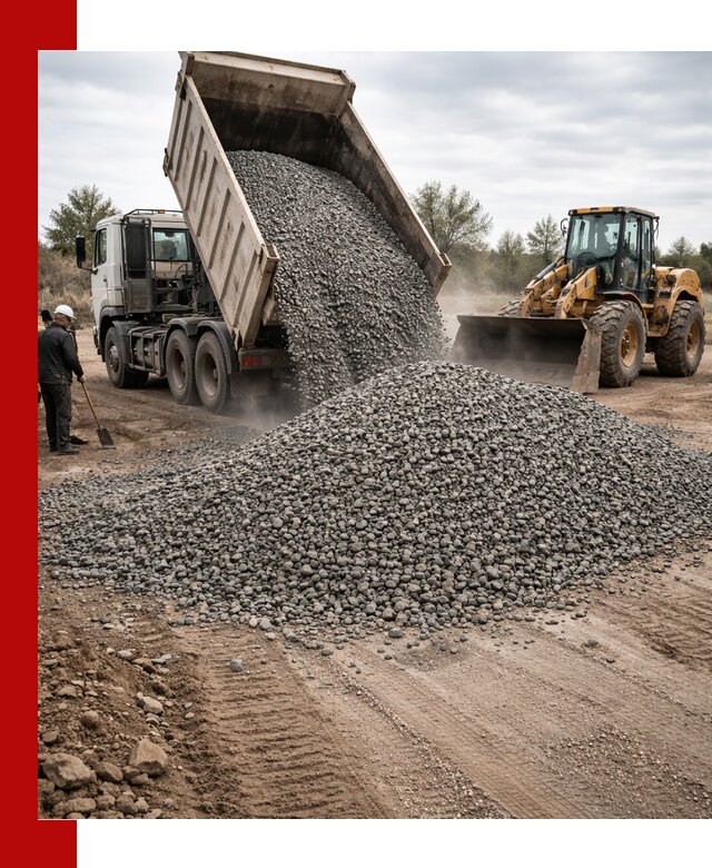 Гранитный щебень фракция 10-20 с доставкой в Великом Устюге