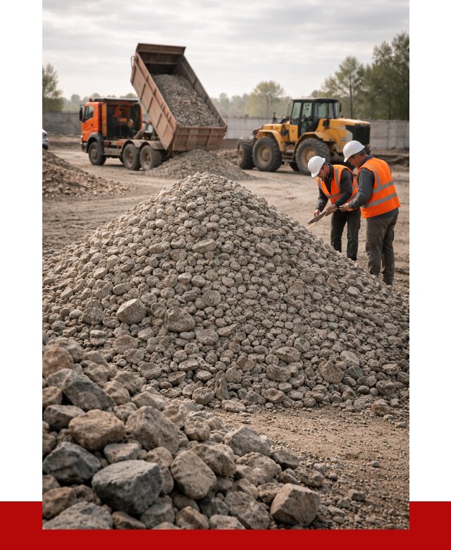 Гранитный щебень фракция 40-70 в Великом Устюге от 2545 руб ПРОНЕРУДВлс