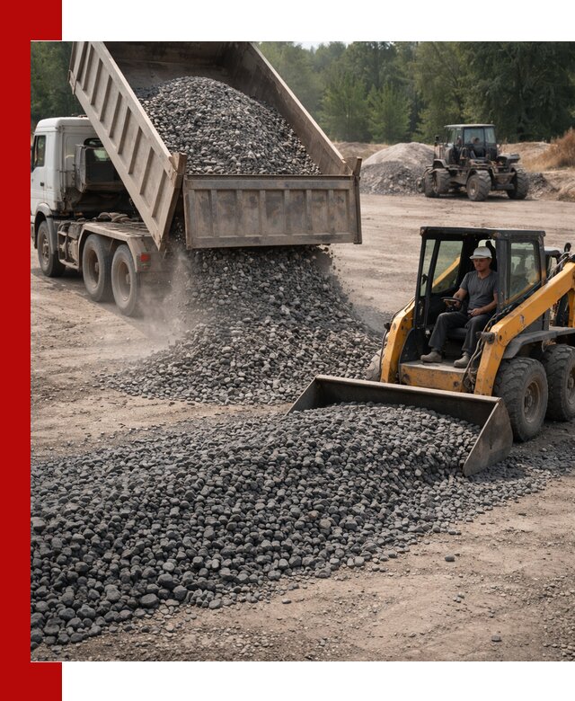 Гранитный щебень фракция 40-70 с доставкой в Великом Устюге