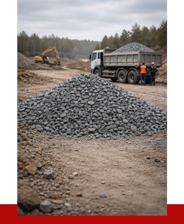 Щебень габбро диабаз фракция 40-70 в Великом Устюге от 2239 р-ПРОНЕРУДВлс