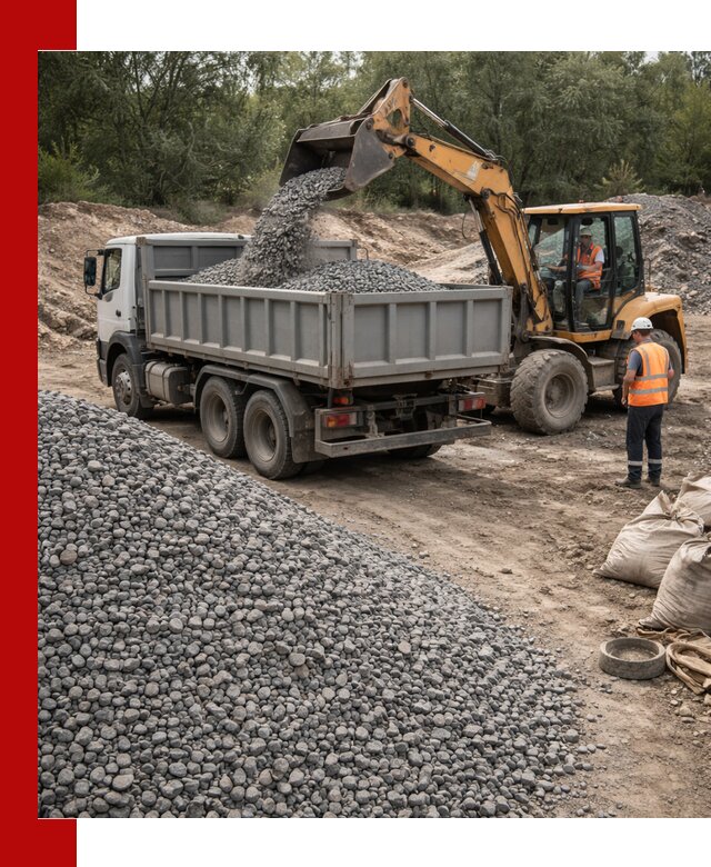 Доставка гравийного щебня в Великом Устюге оптом и в розницу