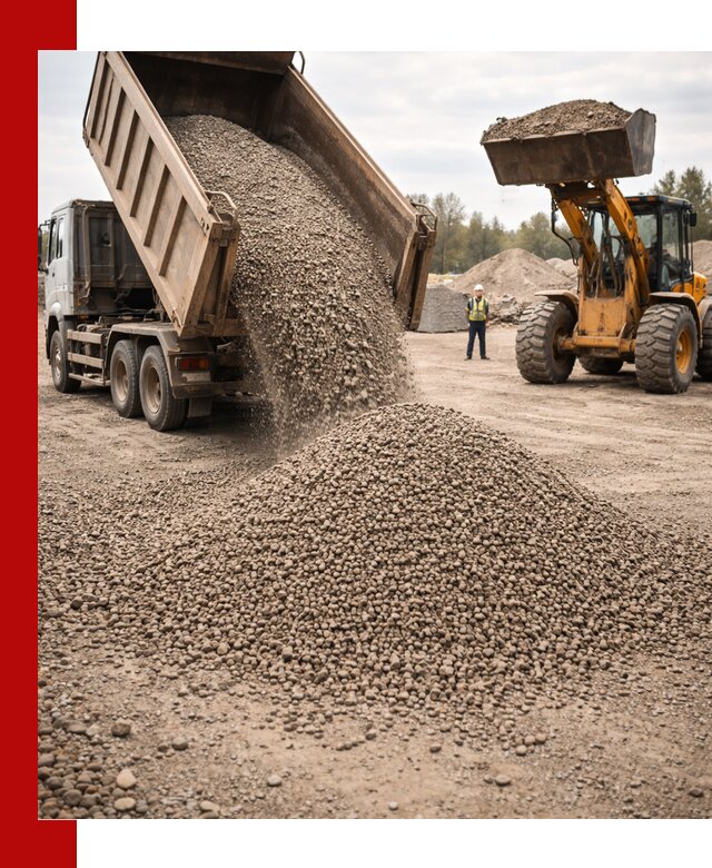 Гравийный щебень фракция 3–10 с доставкой в Великом Устюге