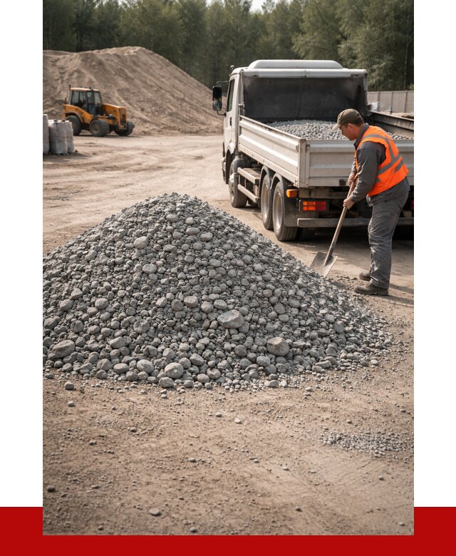 Гравийный щебень фракция 5-10 в Великом Устюге от 2239 р. | ПРОНЕРУДВлс