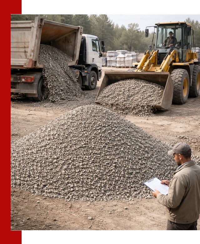 Гравийный щебень фракция 5–10 с доставкой в Великом Устюге