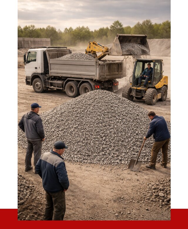 Гравийный щебень фракция 5-20 в Великом Устюге от 2443 р. ПРОНЕРУДВлс