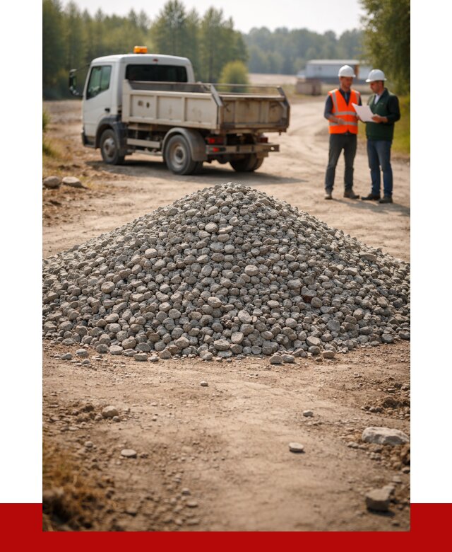 Гравийный щебень фракция 20-40 в Великом Устюге от 1221 р. | ПРОНЕРУДВлс
