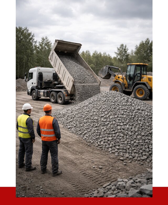 Гравийный щебень фракция 40-70 в Великом Устюге от 9670р | ПРОНЕРУДВлс