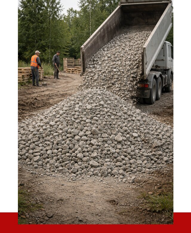 гравийный щебень фракция 70-120 в Великом Устюге от 2494 р. ПРОНЕРУДВлс