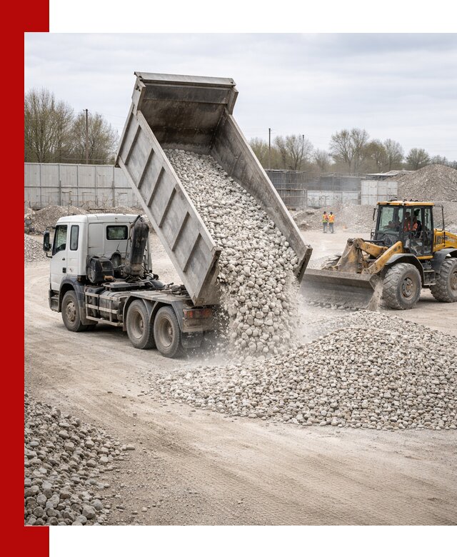 Доставка и продажа известнякового щебня в Великом Устюге