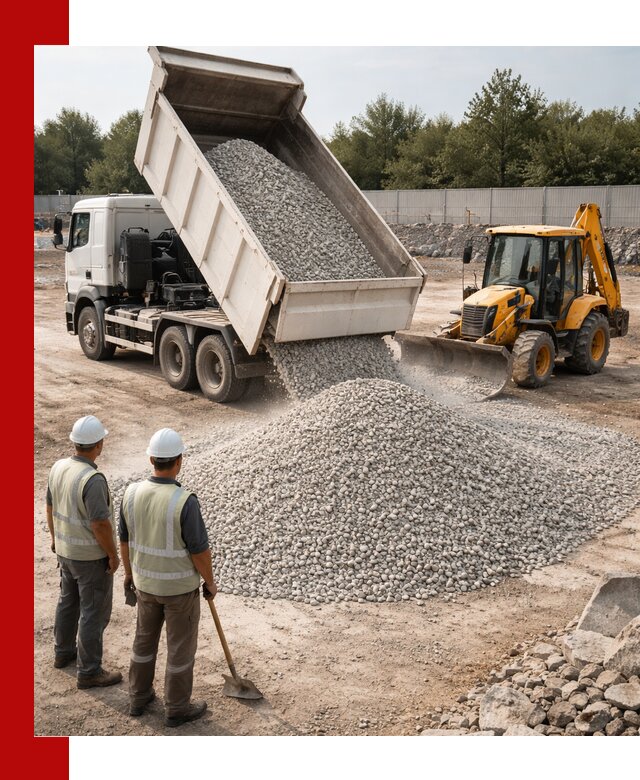 Купить известняковый щебень фракции 5–10 мм с доставкой в Великом Устюге