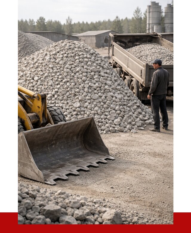 Известняковый щебень фракция 40-70 в Великом Устюге от 4275 р. | ПРОНЕРУДВлс