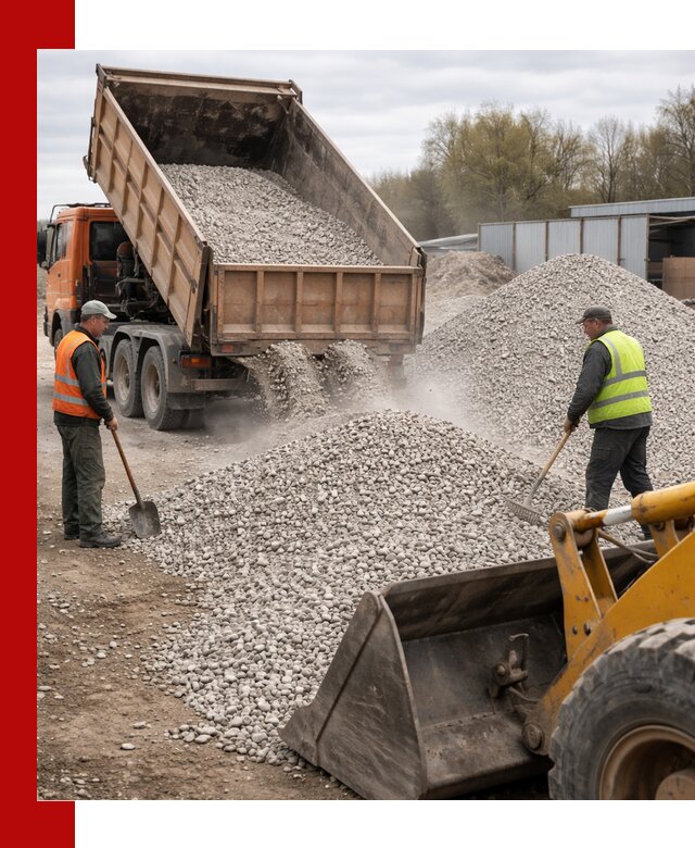 Доломитовый щебень фракции 5-20 с доставкой в Великом Устюге