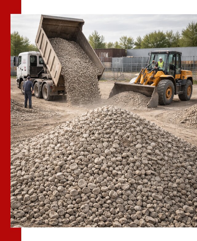 Доломитовый щебень фракции 20–41 с доставкой в Великом Устюге