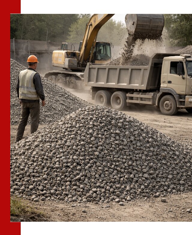 Шлаковый щебень фракция 5-20 с доставкой в Великом Устюге