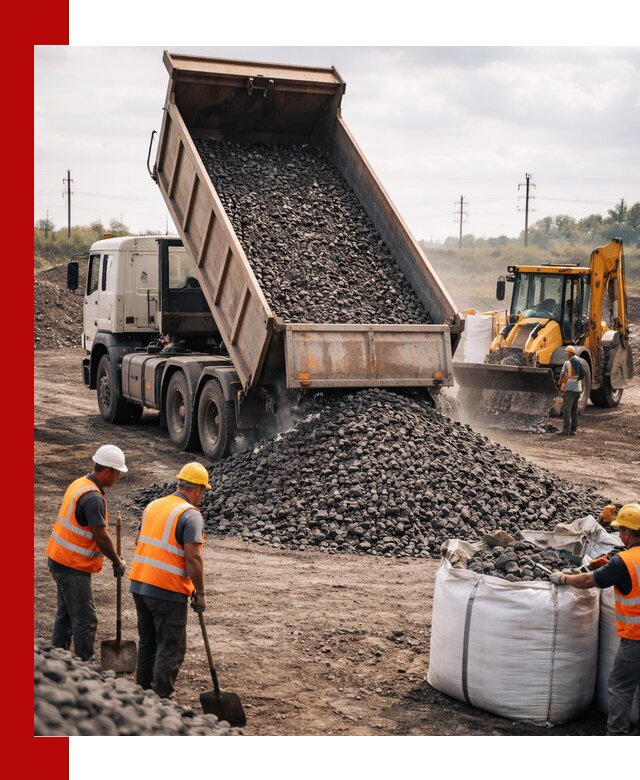 Шлаковый щебень фракция 40-70 с доставкой в Великом Устюге