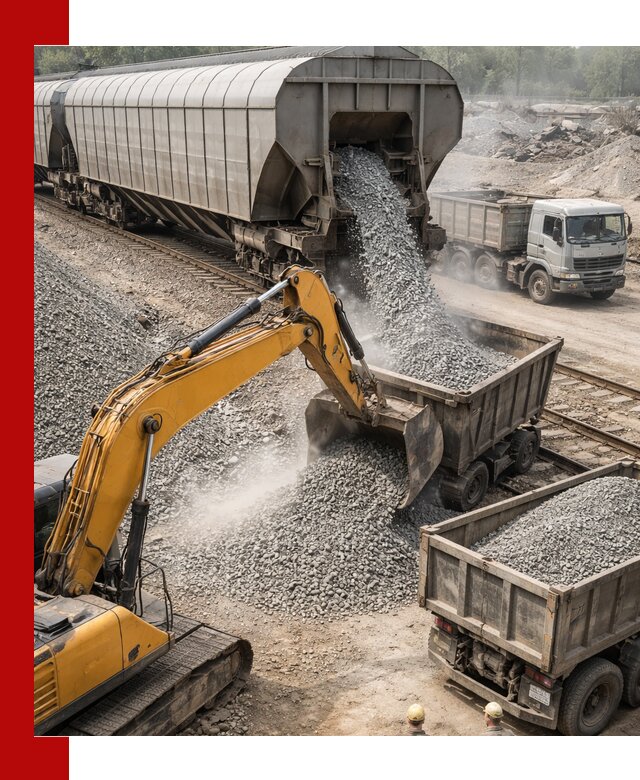 Доставка железнодорожного щебня в Великом Устюге крупными партиями быстрого отгруза