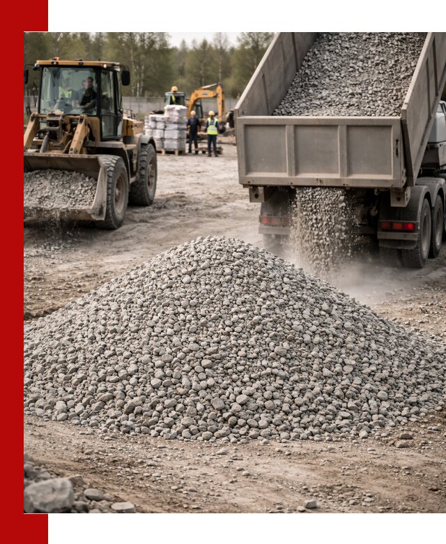 Вторичный щебень фракции 5-20 в Великом Устюге — доставка и продажа крупнотоннажно