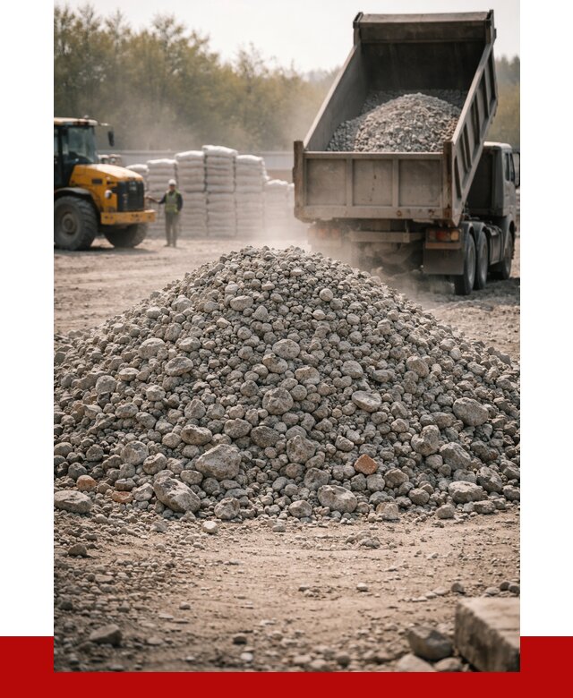 Вторичный щебень фракция 70-150 в Великом Устюге от 1425 р. | ПРОНЕРУДВлс