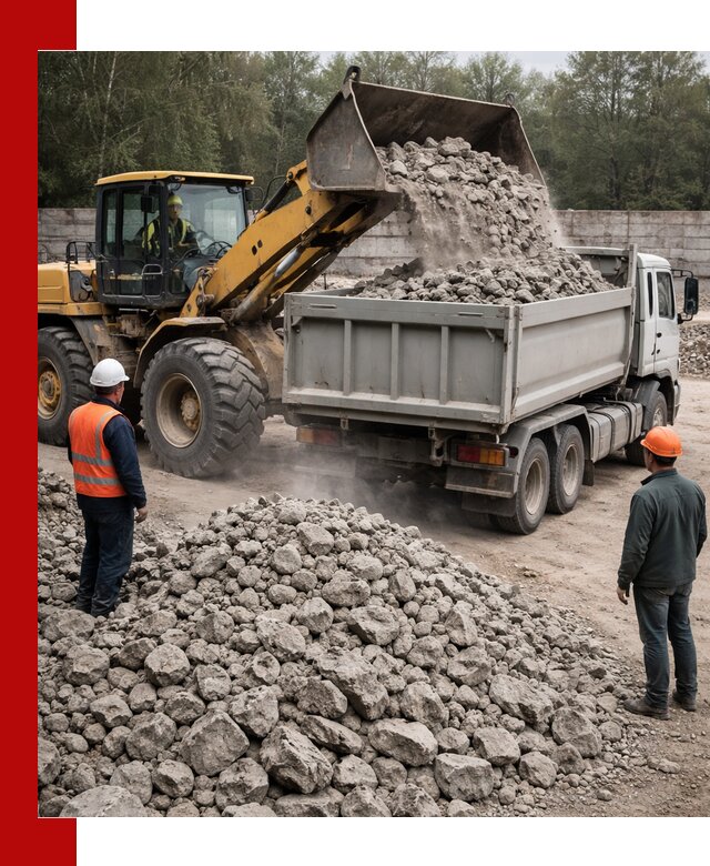 Вторичный щебень фракция 70–150 в Великом Устюге с доставкой