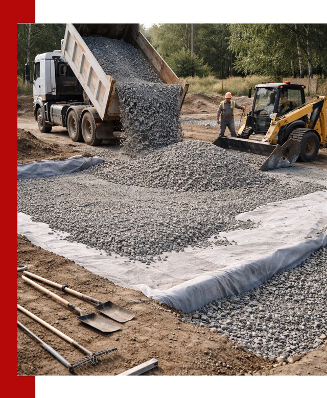 Щебень для фундамента с доставкой в Великом Устюге