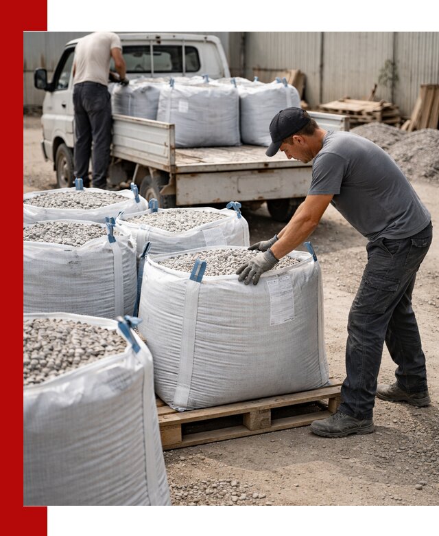 Доставка щебня в мешках по выгодным ценам в Великом Устюге