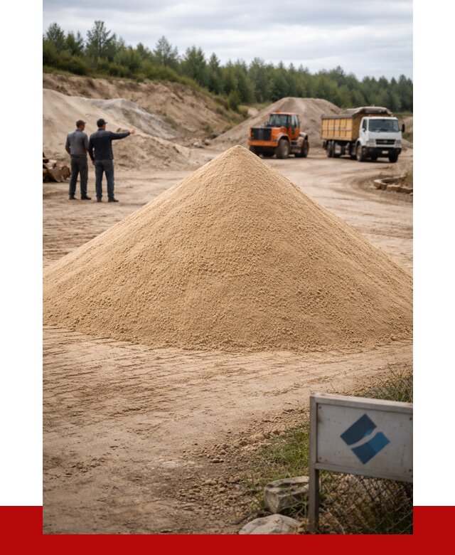 Карьерный песок навалом в Великом Устюге от 1832 р. | ПРОНЕРУДВлс