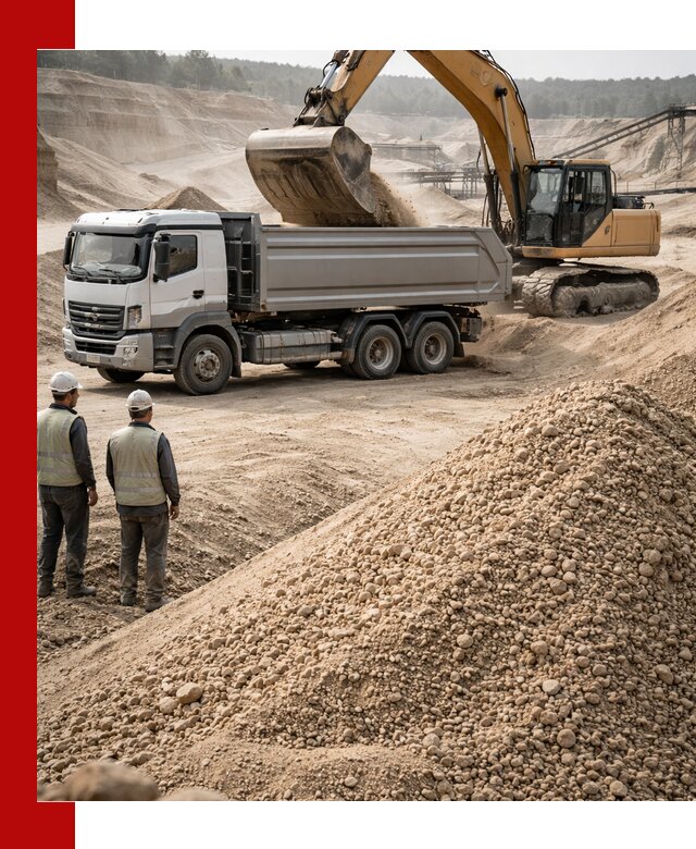 Карьерный крупнозернистый песок с доставкой в Великом Устюге