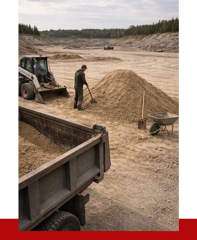 Карьерный песок среднезернистый в Великом Устюге, от 2239 р. ПРОНЕРУДВлс