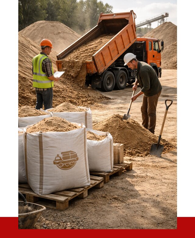 Строительный песок в Великом Устюге от 2239 р. с доставкой, ПРОНЕРУДВлс