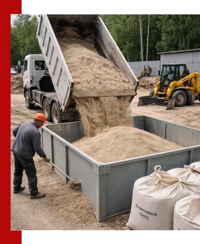 Кварцевый песок для фильтра в Великом Устюге — доставка и качество