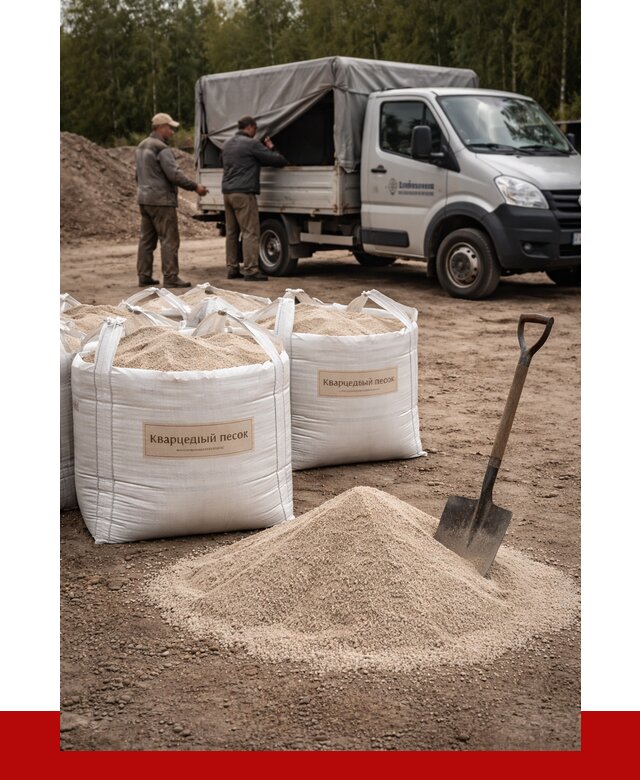 Кварцевый песок для пескоструя в Великом Устюге от 4581 р. | ПРОНЕРУДВлс