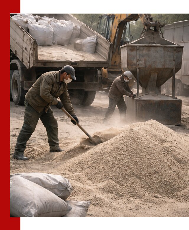 Кварцевый песок для пескоструя в Великом Устюге — доставка и качество