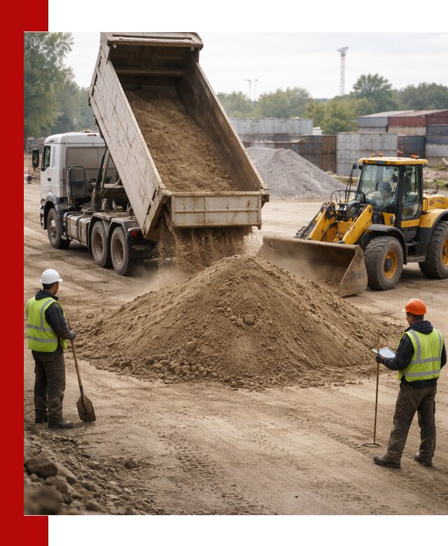 Доставка и продажа пескогрунта оптом и в розницу в Великом Устюге