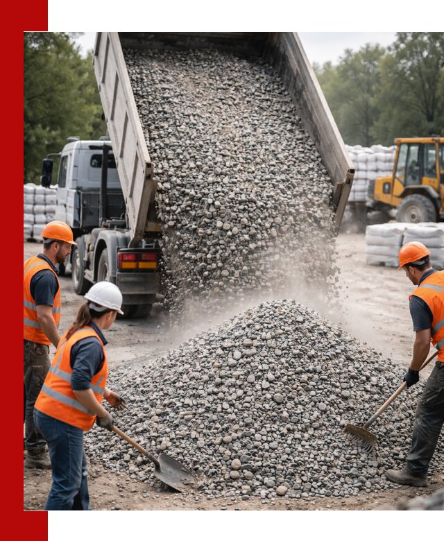 Доставка гравия и камня в Великом Устюге оптом и в розницу