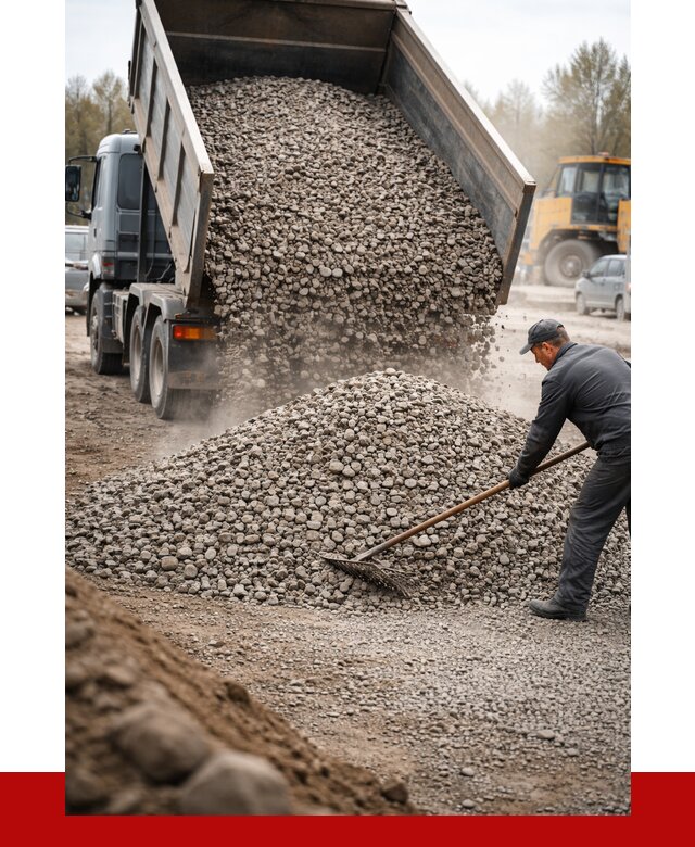 Гравий фракция 20-40 в Великом Устюге от 2545 р. доставка | ПРОНЕРУДВлс