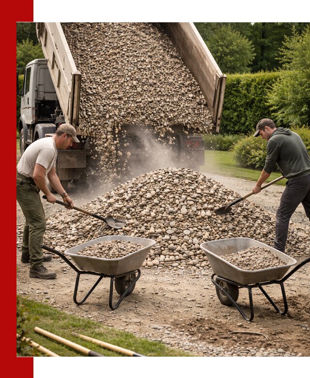 Доставка и продажа декоративной гальки в Великом Устюге