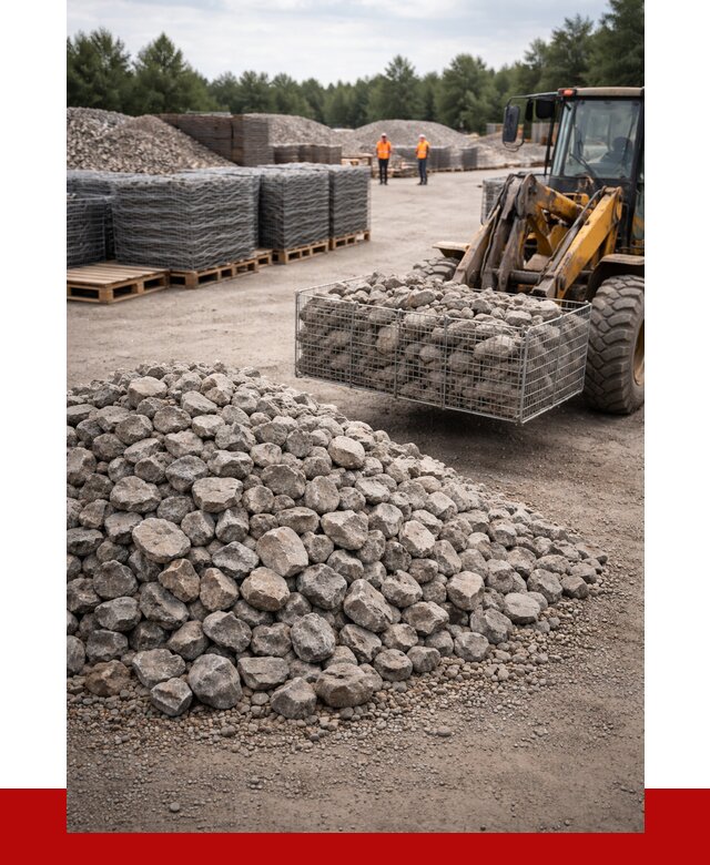 Камень для габионов фракция 70-150 в Великом Устюге от 4275 р. | ПРОНЕРУДВлс