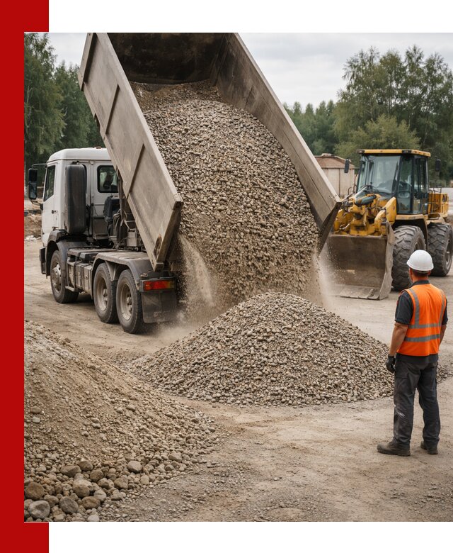 Доставка щпс в Великом Устюге — щебеночно-песчаная смесь под заборы и дорожки