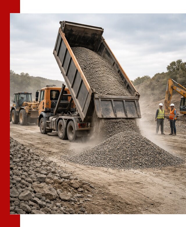 Щебёночно-песчаная смесь ЩПС С1 с доставкой в Великом Устюге