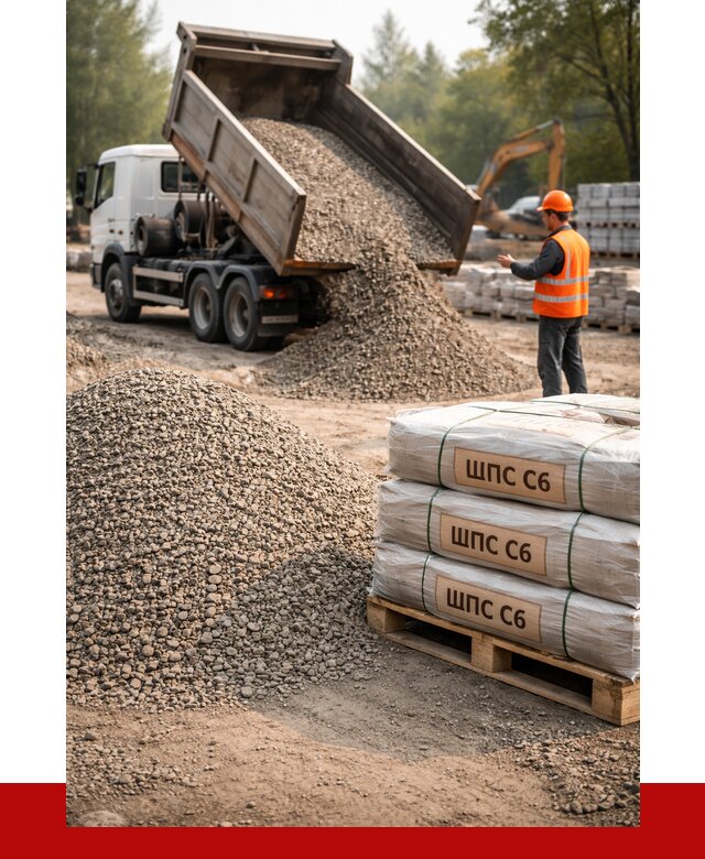 ЩПС С6 в Великом Устюге с доставкой от 2239 р. за куб | ПРОНЕРУДВлс