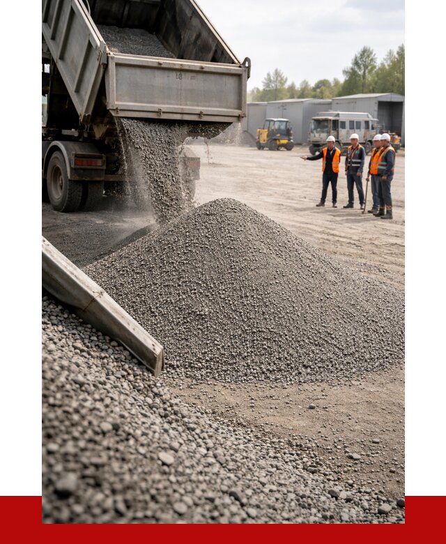 Гравийный отсев 0-5 в Великом Устюге от 1221 р. с доставкой | ПРОНЕРУДВлс