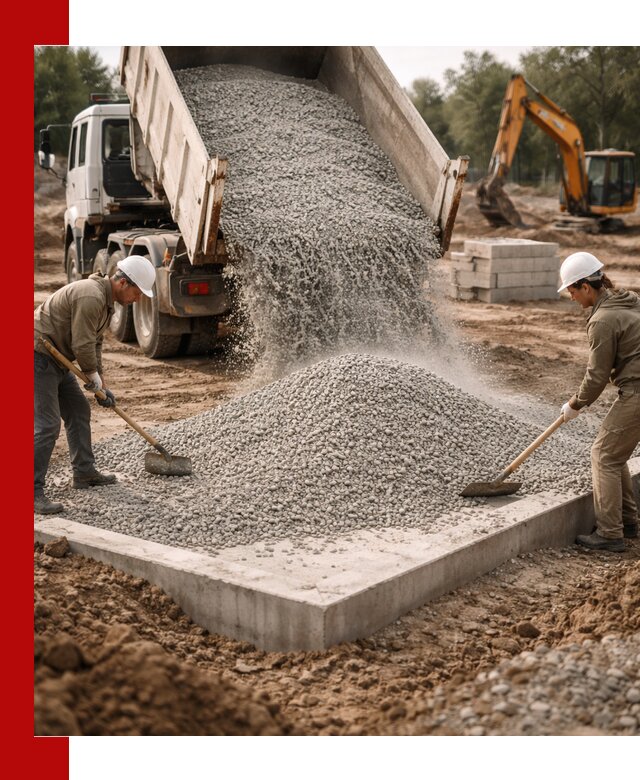 Доставка и продажа отсева для бетона в Великом Устюге