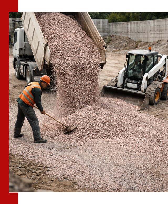 Крошка розовый гранит с доставкой в Великом Устюге от производителя