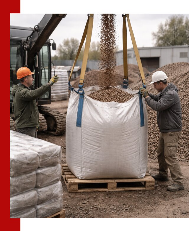 Керамзит в биг-бегах с доставкой в Великом Устюге