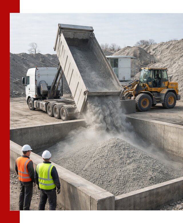 Доставка цемента навалом в Великом Устюге крупными партиями