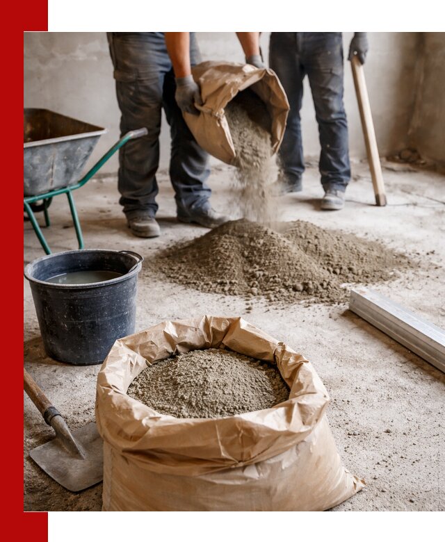 Доставка сухой смеси для стяжки в Великом Устюге