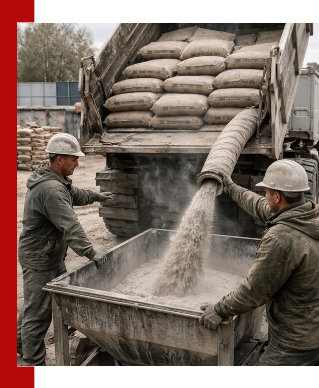 Доставка цемента М400 в Великом Устюге оптом и в розницу